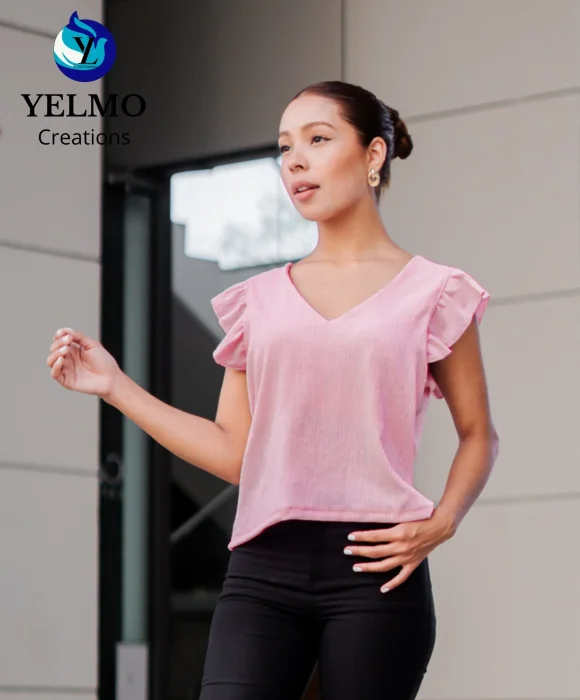 Remera con Volado de Mujer