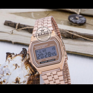 Reloj Vintage Simil Casio Unisex Cobre