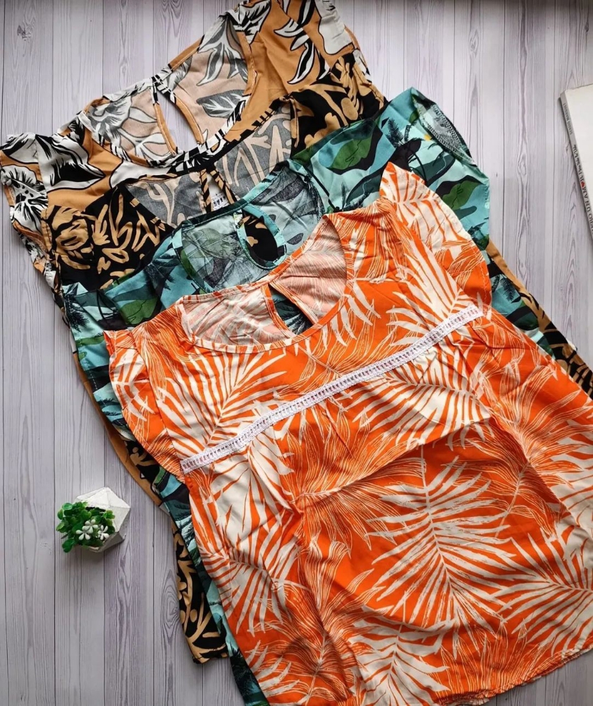 Musculosa Puntilla Estampada - Imagen 2