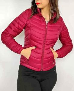 Campera  Botty /timil Piel Importada Dama Inflable Canelón