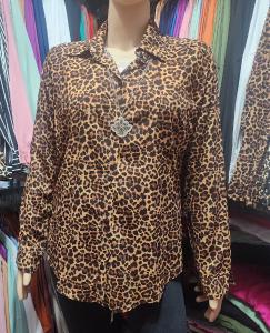 Camisas Animal Print Mangas Largas