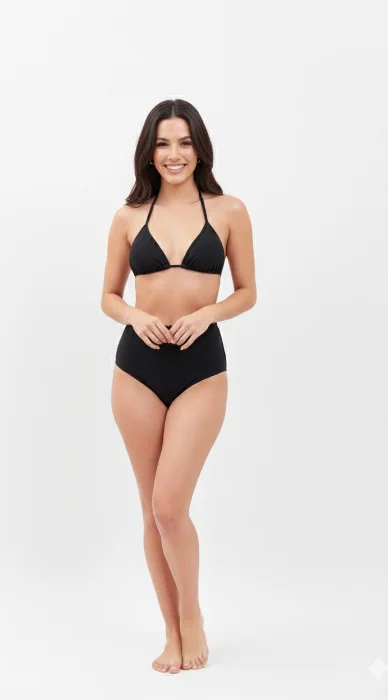 Bikini Triángulo + Vedetina Tiro Alto. Art 41500