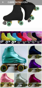 Cubrepatin Lycra, Media de Patin, Pollerin.