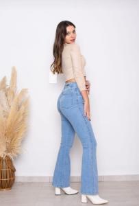 Jeans Oxford " Celeste " Mujer - Miniatura 4
