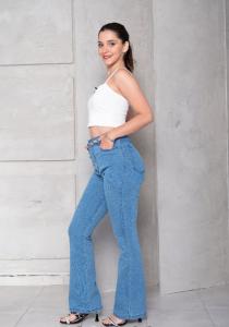 Jeans Oxford " Celeste " Mujer - Miniatura 3