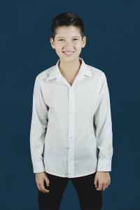 Camisa Blanco de Niño - Miniatura 2