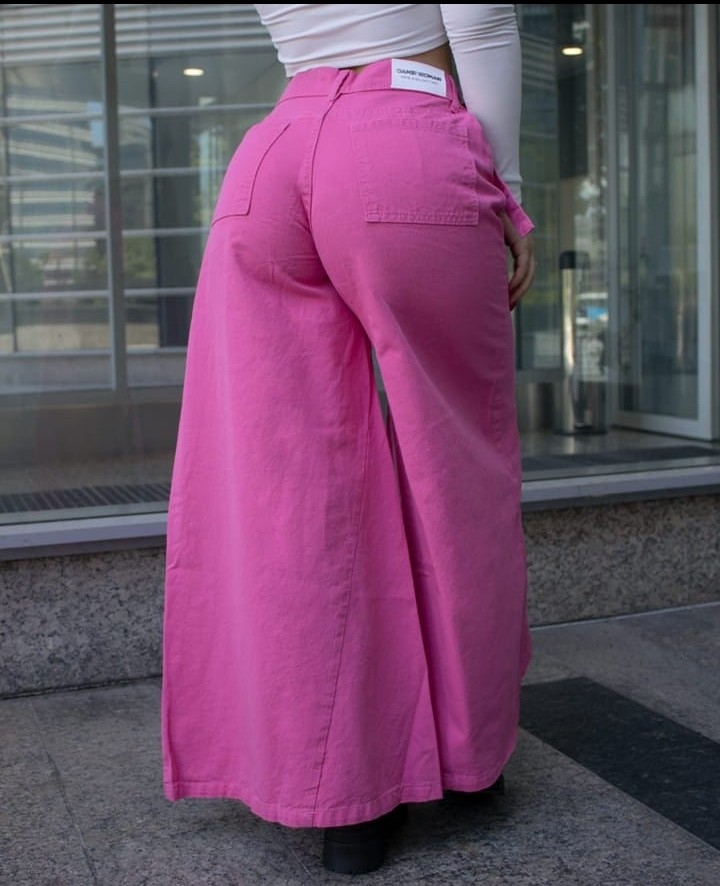 Jean Maxi Palazo Regulador Fucsia Rosa Dama - Imagen 2