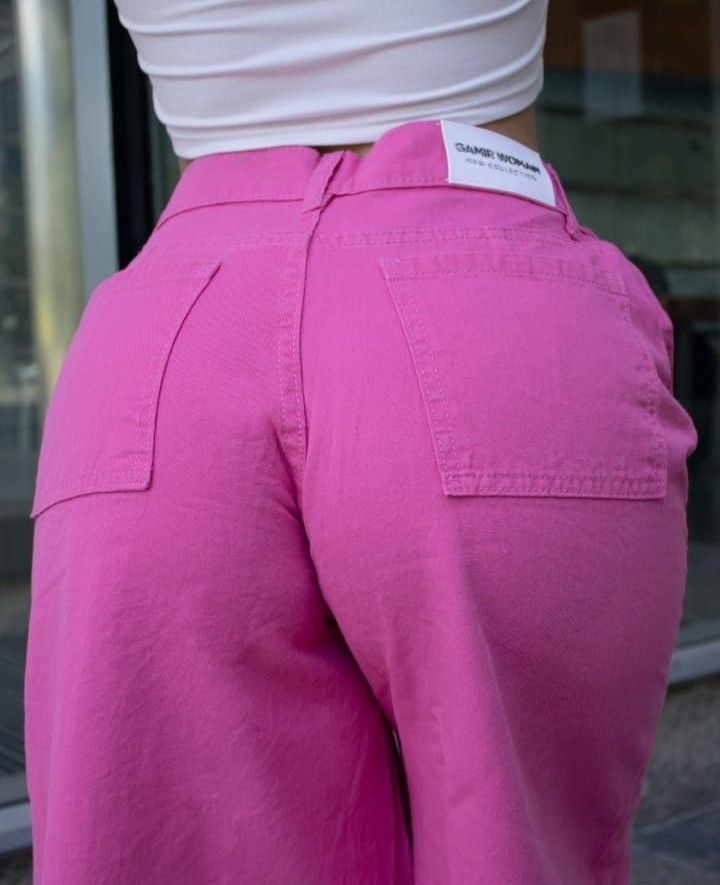Jean Maxi Palazo Regulador Fucsia Rosa Dama - Imagen 3