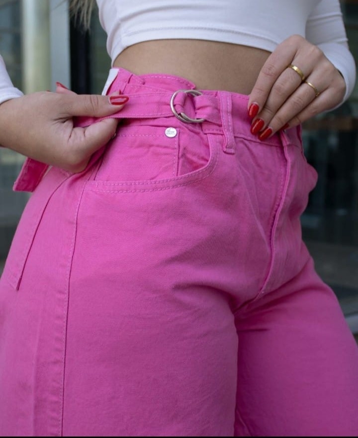 Jean Maxi Palazo Regulador Fucsia Rosa Dama - Imagen 5