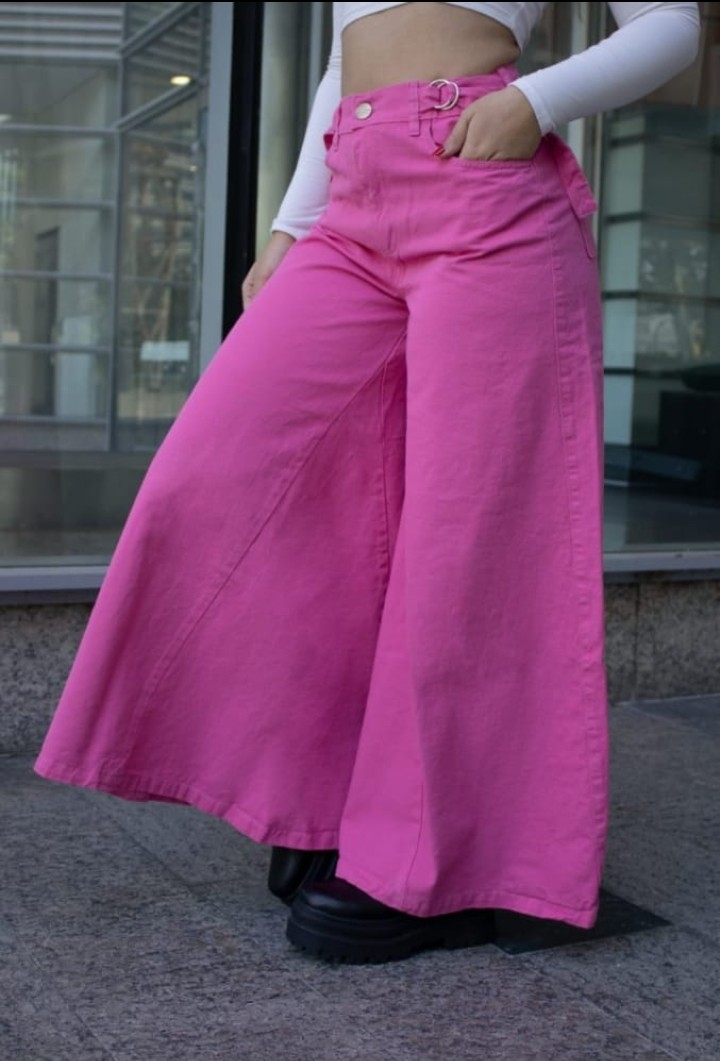 Jean Maxi Palazo Regulador Fucsia Rosa Dama - Imagen 6
