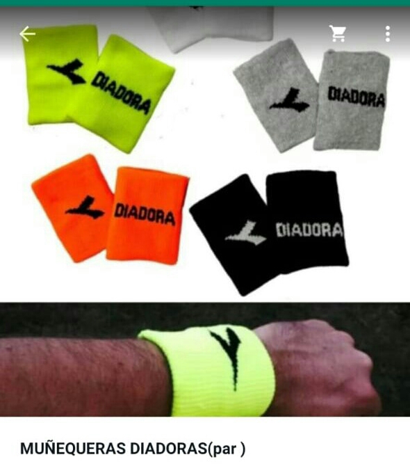 Muñequera Diadora Deportiva(par) - Imagen 1