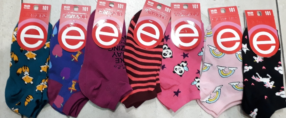 Zoquete Elemento Estampado Mujer Original - Imagen 2