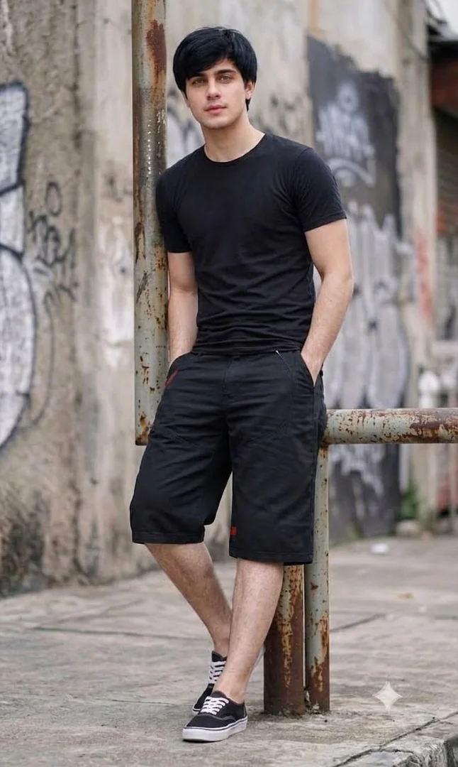 Jean Baggy Bermuda Maxi Hombre Diseño Graffiti Chileno - Imagen 4