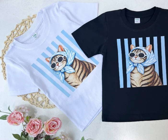 Remera Gatito para Niña