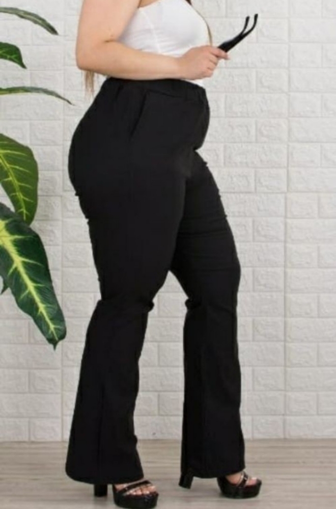 Pantalón Oxford Especial Bengalina Negro Dama - Imagen 2