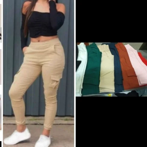 Pantalón Cargo Bengalina Elastizada Buen Calse