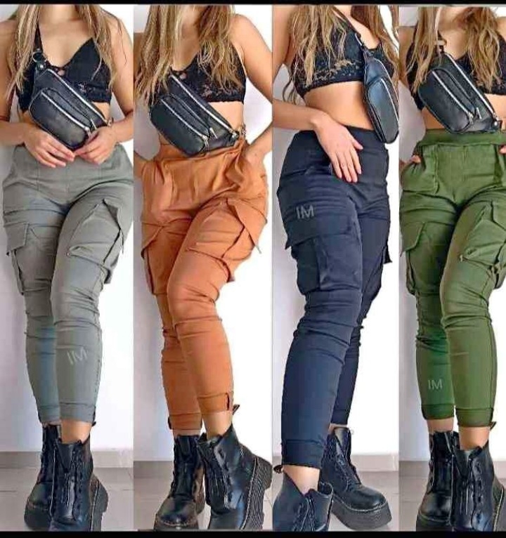 Pantalón Cargo Bengalina Elastizada Buen Calse - Imagen 2