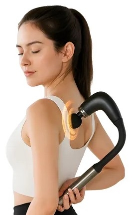Pistola Masajeadora Alargada Rehabilitación Muscular - Imagen 1