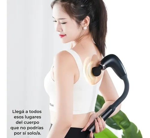 Pistola Masajeadora Alargada Rehabilitación Muscular - Imagen 5