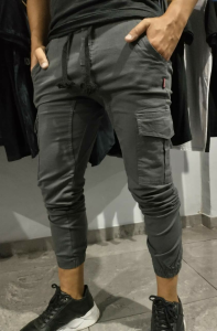 Joggers Cargo de Gabardina