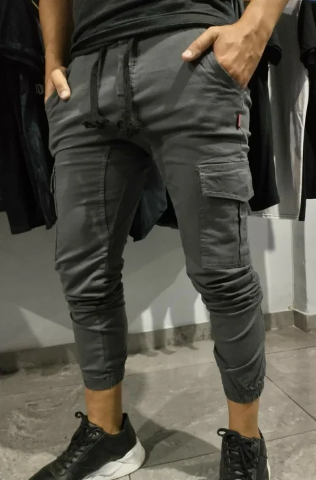 Joggers Cargo de Gabardina