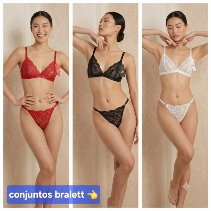 Articulo 029 Conjunto Puntilla Bralette