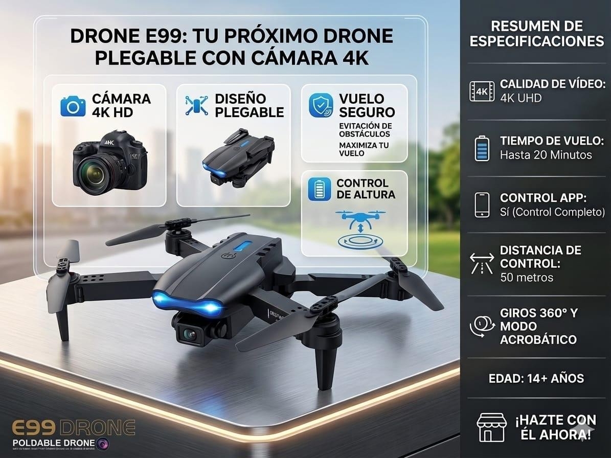 Drone Pro Max 4k Hd E88 S-2144 - Imagen 2