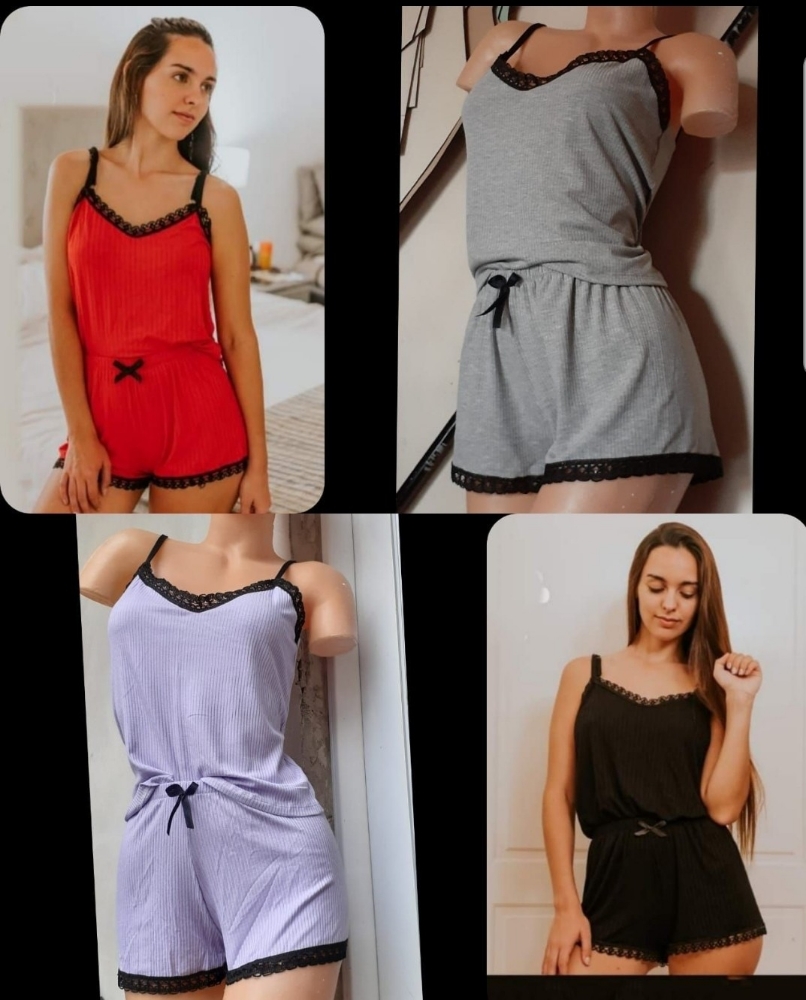 Pijamas Morley Viscosa C/ Puntilla - Imagen 3