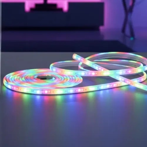 Tira Neon Rgb 5m + Fuente + Control - Imagen 4