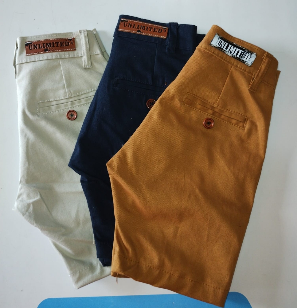Bermudas Corte Chino Infantil de Gabardina - Imagen 2