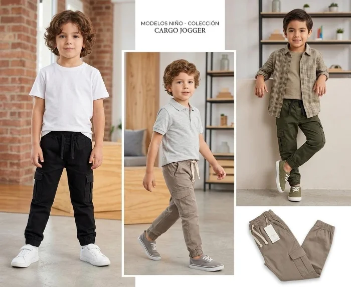 Pantalon Gabardina Niño