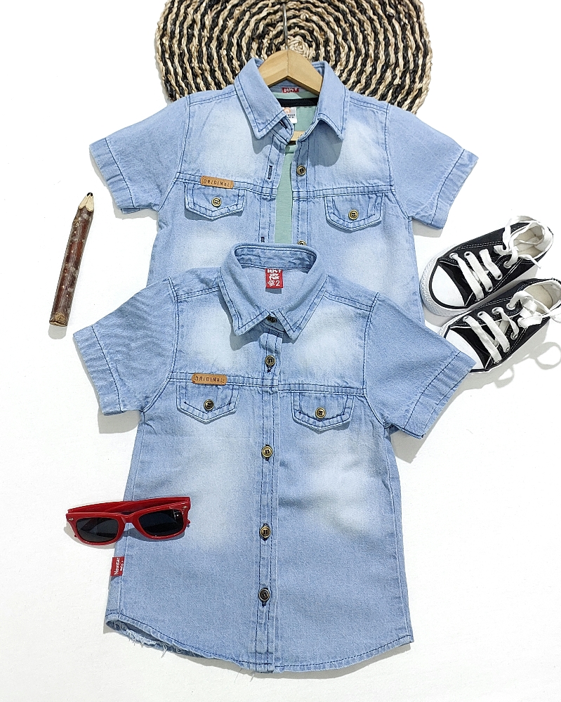 Camisa Jeans para Bebes - Imagen 3