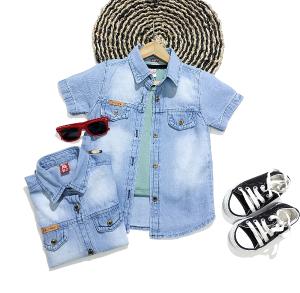 Camisa Jeans para Bebes