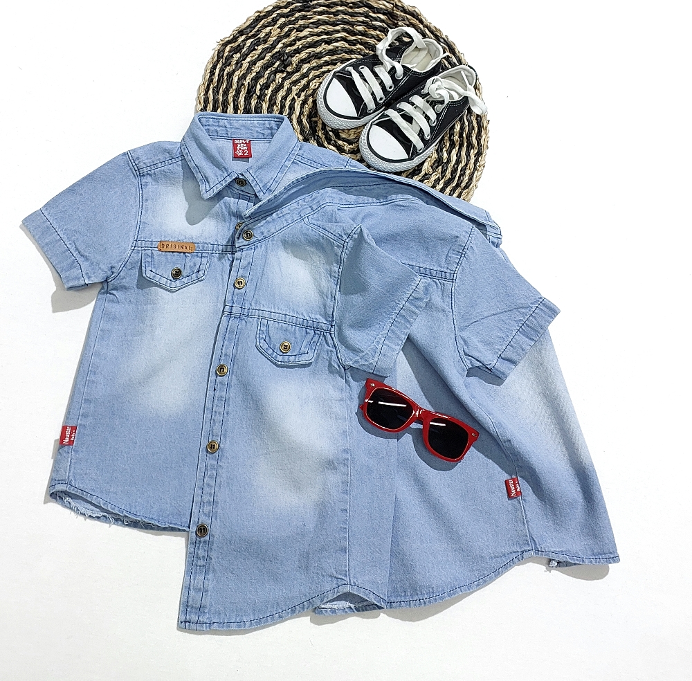 Camisa Jeans para Bebes - Imagen 2