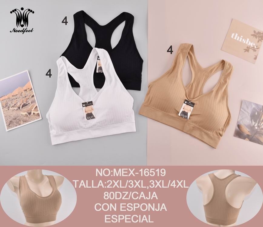 Top Deportivo Ó Tira Fina con Pushap - Imagen 3
