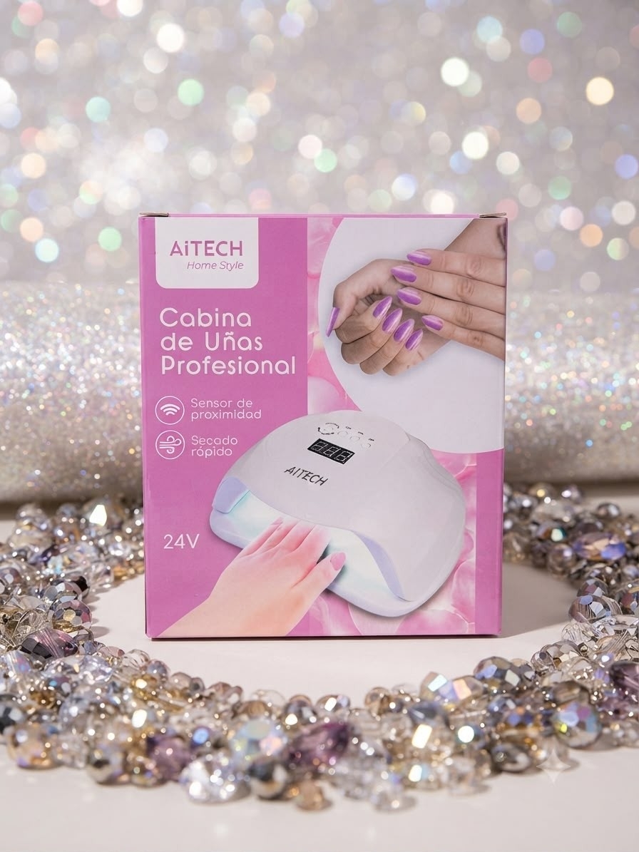 Cabina de Uñas Profesional Uv Led Aitech 24v Desmontable - Imagen 1