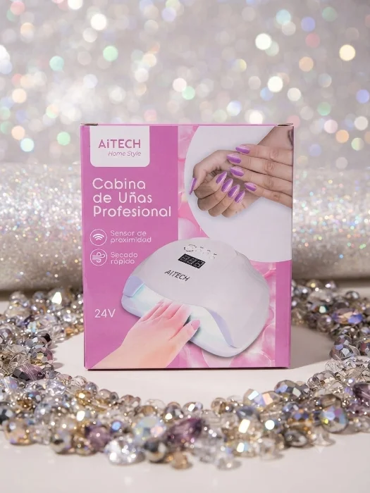 Cabina de Uñas Profesional Uv Led Aitech 24v Desmontable