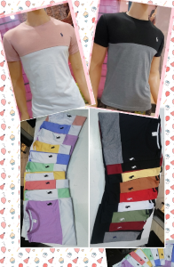 Oferta de Remeras Combinadas de Polo Algodón Pienado Premium