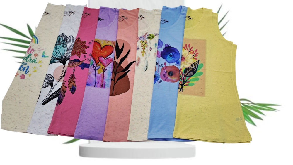 Musculosa Clásico Extra  Amplio  C/vs. Diseños Surtidos Grán Rebaja !!!!!) - Imagen 2