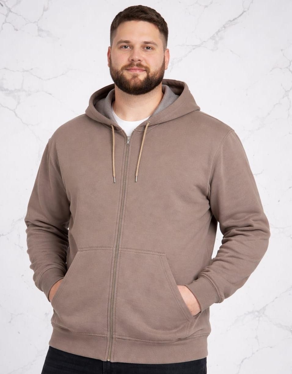 Campera Talles Especiales Algodón Peinado Doble Friza - Imagen 1