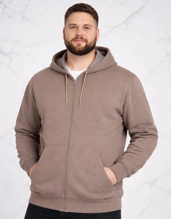 Campera Talles Especiales Algodón Peinado Doble Friza