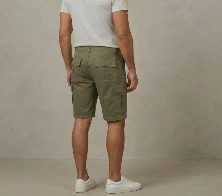 Bermuda Cargo Gabardina - Imagen 2