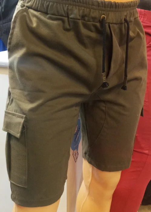Bermudas Cargo Gabardina