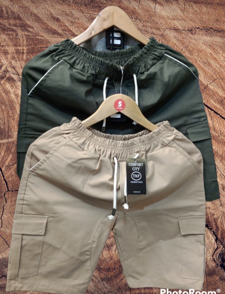 Bermudas Cargo Gabardina - Imagen 3