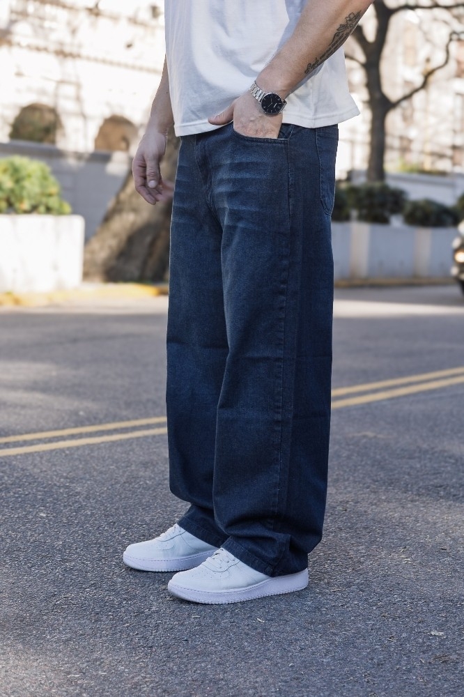 Jean Baggy Óxido Azul Hombre - Imagen 2