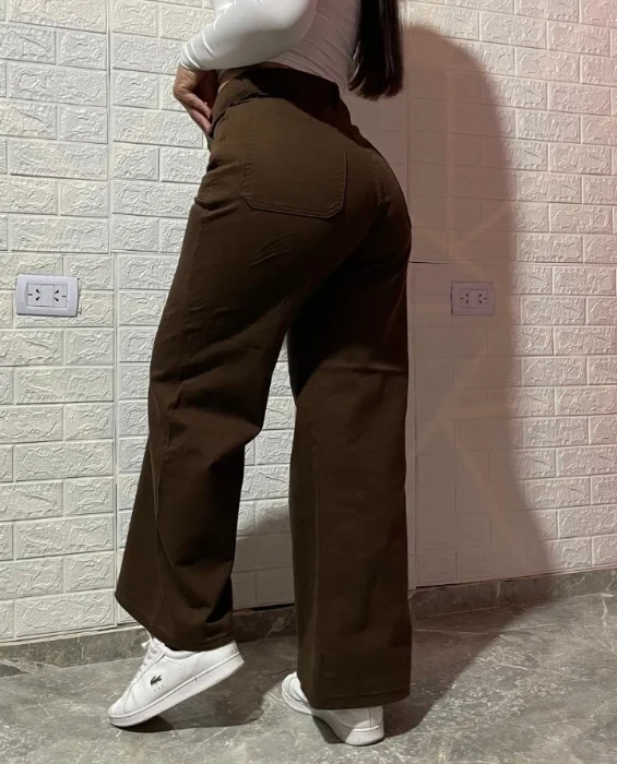 Pantalon Palazo Wide Leg Chocolate Dama