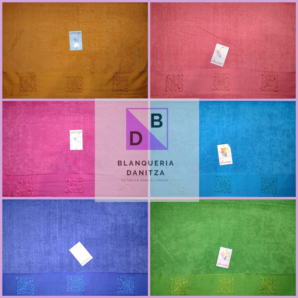 Toallones Lucky Bordados Importados - Imagen 4
