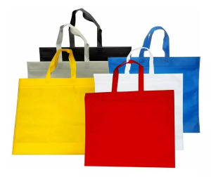 Bolsas Friselina Colores Liso 80 Gramos Apta Sublimado Manija Cartera 45x10x40 Resist - Miniatura 3
