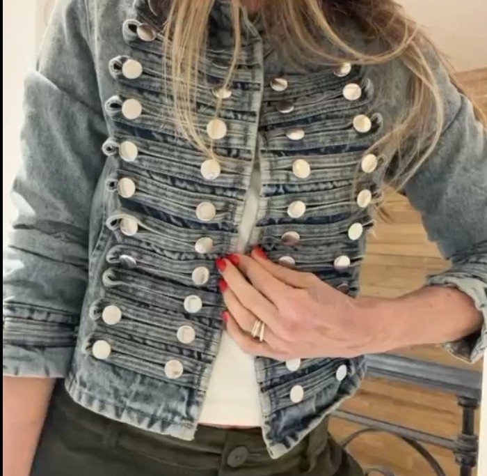 Campera Chamarra Napoleón Óxido Jean Dama - Imagen 4