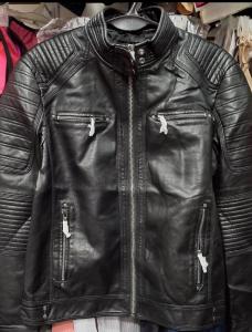 Campera Cuero " Yd "hombre Cuero Negro - Miniatura 4